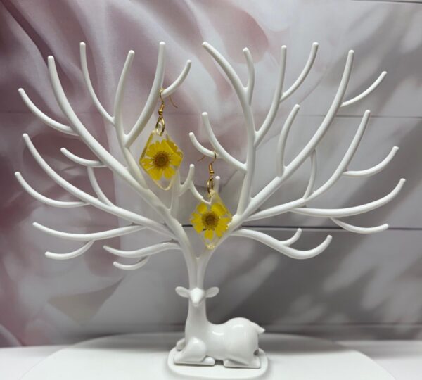 The Nature’s Embrace Earrings: Handmade Resin Earrings