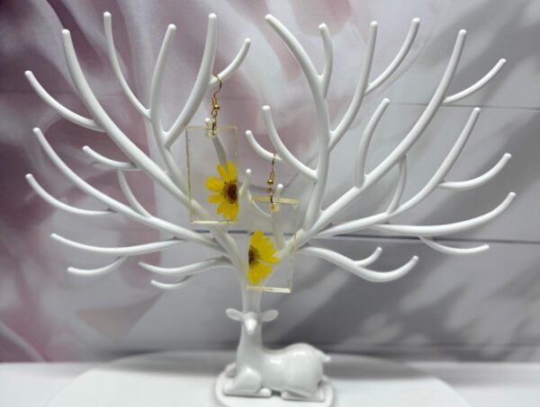 Sun Kissed Bloom Earrings: Handmade Resin Earrings