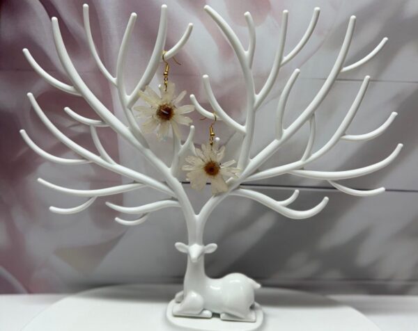 Boho Buds Earrings: Handmade Resin Earrings