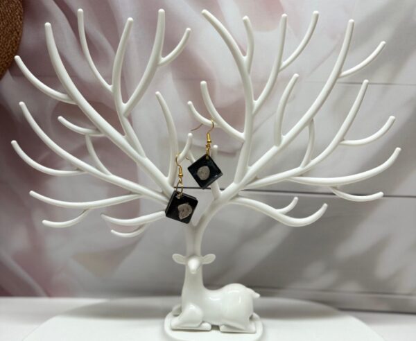 Tiny Treasures: Handmade Resin Earrings