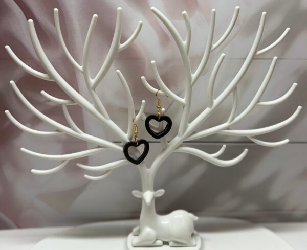 Shadow’s Kiss Earrings: Handmade Resin Earrings