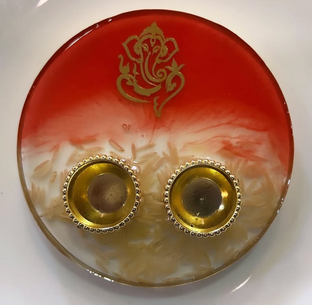 4 inch Resin Pooja Thaali