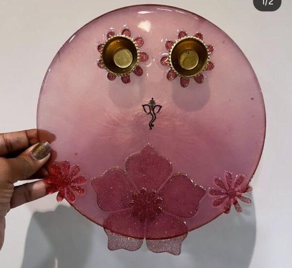 8 inch Resin Pooja Thaali