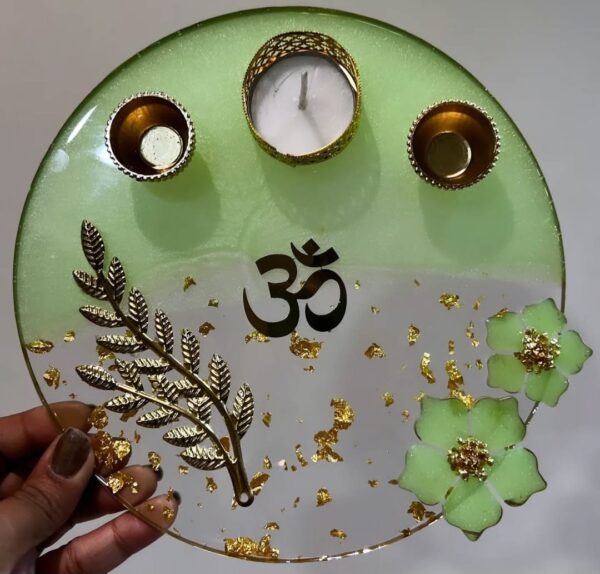 8 inch Resin Pooja Thaali